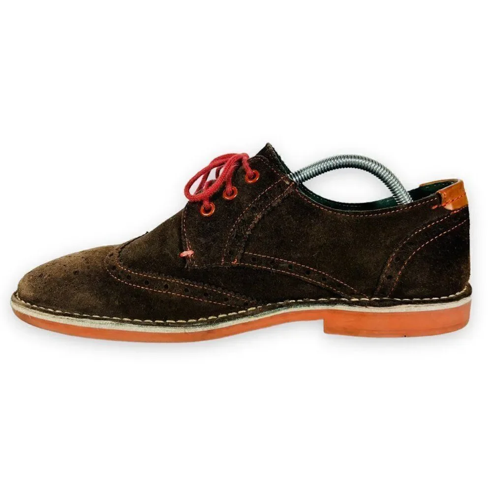 Ted Baker London Jamfro 2 Wingtip Oxfords‎ Brown Suede Men's 10